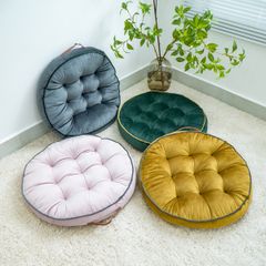 Đệm Ngồi Tròn Nhung Hà Lan Đệm Tatami Nhật Bản 58x58cm