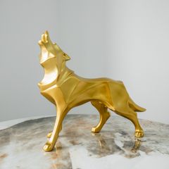 Tượng Sói Trang Trí Để Bàn Phòng Khách