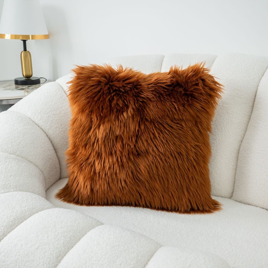 Vỏ Gối Tựa Lưng Lông Mềm Cao Cấp Passion