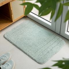 Thảm Lau Chân Trơn Màu Họa Tiết Hình Học Laser Malismus