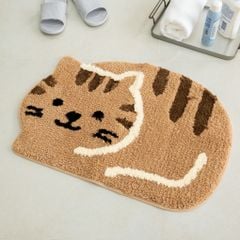 Thảm Lau Chân Chùi Chân Dáng Mèo Siêu Thấm