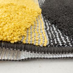 Thảm Cotton Len Dập Vân Nổi Ziczac Ra Vào Cửa Căn Hộ