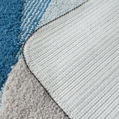 Thảm Cotton Len Dập Vân Nổi Ziczac Ra Vào Cửa Căn Hộ