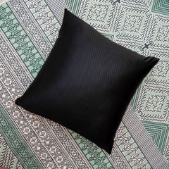 Vỏ Gối Tựa Lưng Sofa Hoa Lụa Sọc Vàng Sang Trọng Chất Êm Ái