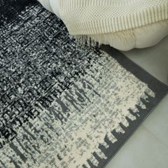Thảm Lông Sợi Ngắn Cao Cấp Phong Cách Xám Minimalism