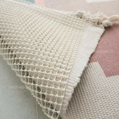 Thảm Canvas Trải Giường Ghế Sofa Trang Trí Màu Trừu Tượng