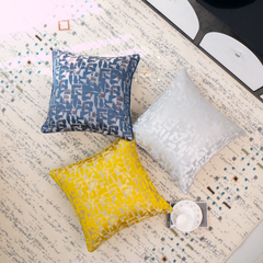 Vỏ Gối Tựa Lưng Dệt Gấm Kẻ Sọc Cao Cấp