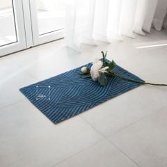 Thảm Sợi Nhựa PVC Đặt Ở Cửa Ra Vào Chống Bụi Bẩn Họa Tiết Hình Học