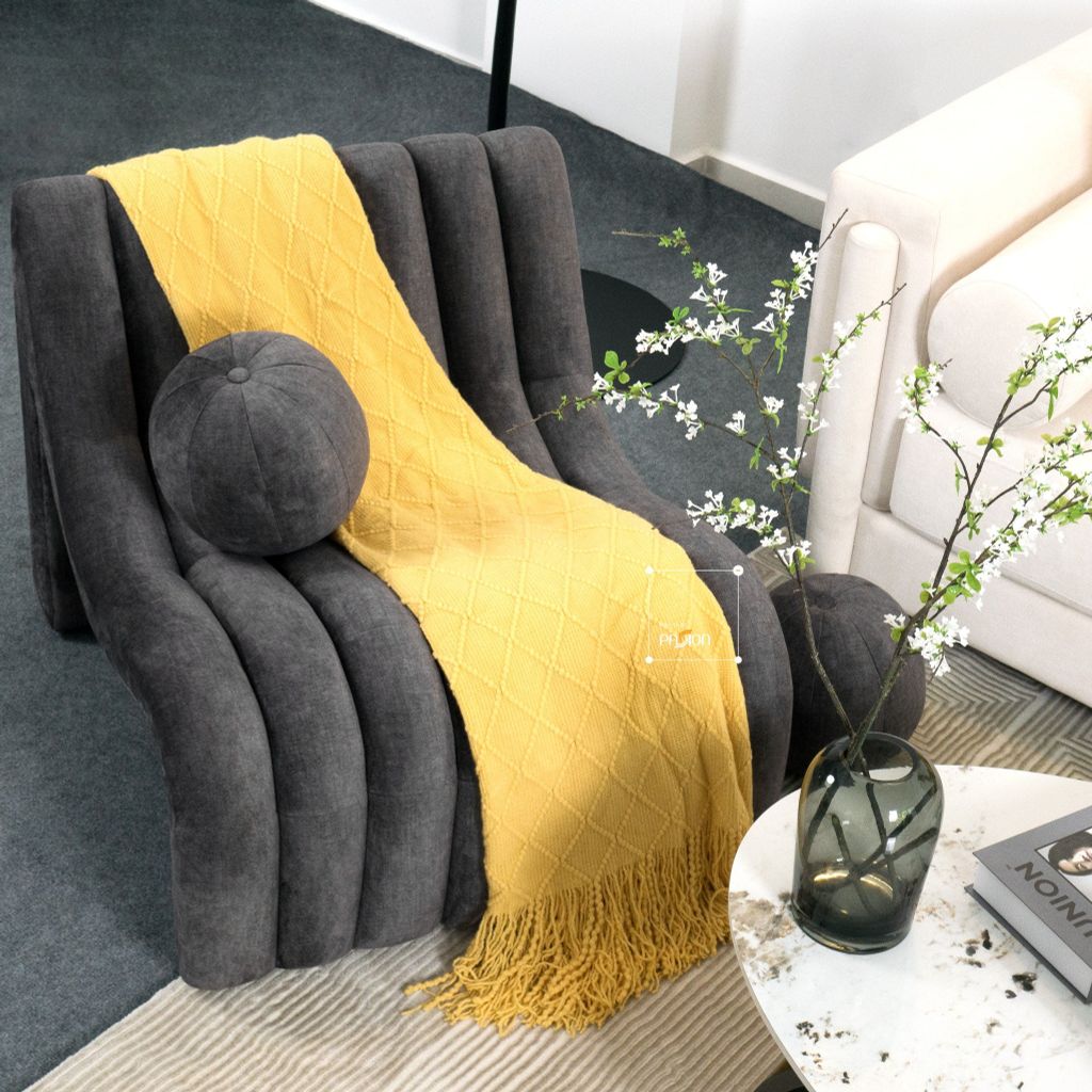 Ghế Armchair Gợn Sóng Tạo Dáng chữ S Độc Đáo