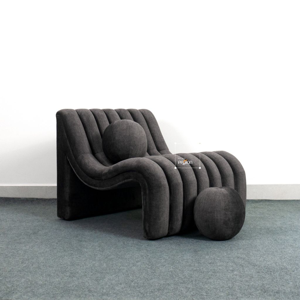 Ghế Armchair Gợn Sóng Tạo Dáng chữ S Độc Đáo