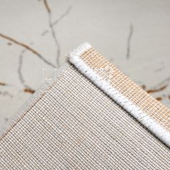 Thảm Lông Sợi Ngắn Xám Diểm Màu Vàng Ánh Bạc