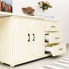 Bàn Trang Điểm Phối 3 Ngăn Kéo Dọc Hai Cửa Cánh