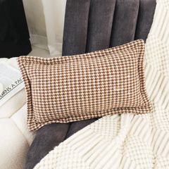 Set Vỏ Gối Tựa Lưng Phong Cách Nâu Be Tối Giản - Set 1
