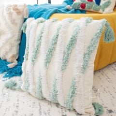 Vỏ Gối Tựa Lưng Sofa Bohemian Dệt Hoa Nổi