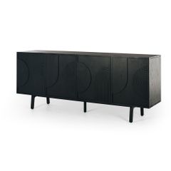 Tủ sideboard gợn sóng gân gỗ Arc
