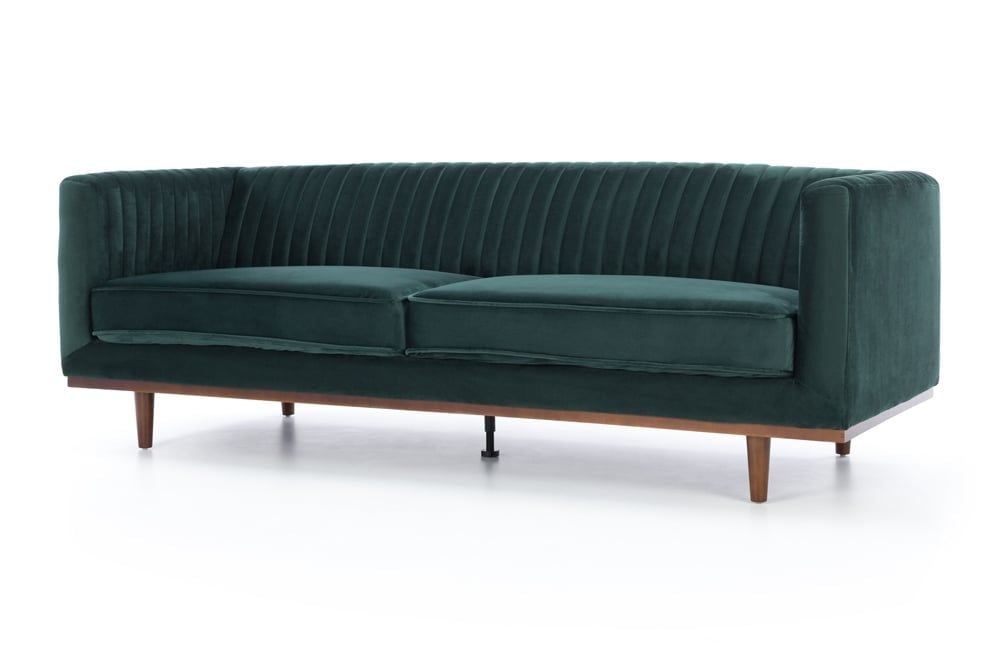 Ghế Sofa Madison Tông Xanh Nhiệt Đới