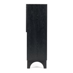 Tủ Rượu Decor Hightboard Oak - Màu Đen