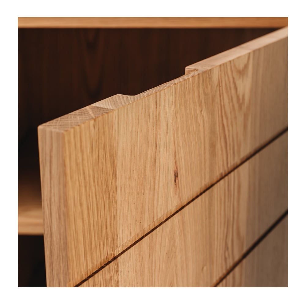 Tủ Rượu Decor Hightboard Oak - Màu Gỗ