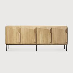 Tủ Console Sideboard Stairs Khối Nổi - Màu Tự nhiên