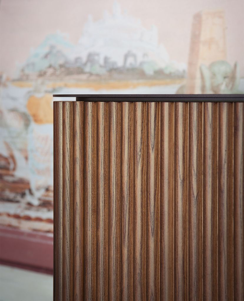 Tủ Sideboard Gỗ Tần Bì Mặt Đá Gardinia