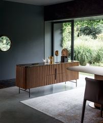 Tủ Sideboard Gỗ Tần Bì Mặt Đá Gardinia