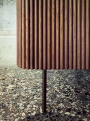 Tủ Sideboard Gỗ Tần Bì Mặt Đá Gardinia