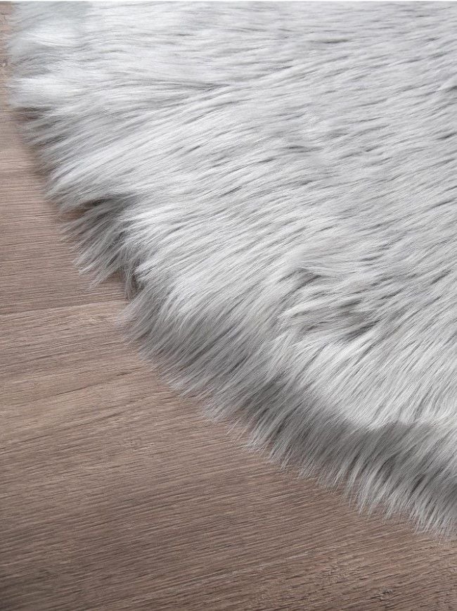 Thảm Lông Chữ Nhật Siêu Mềm Trải Sàn Trang Trí PA9166