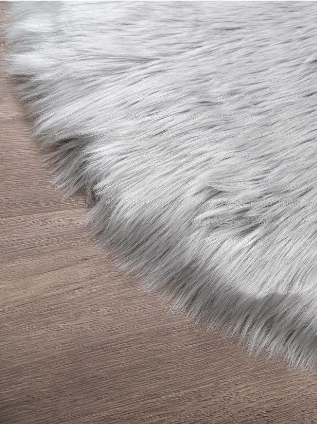 Thảm Lau Chân Lông Dài Sang Trọng Trang Gợn Sóng Bầu Dục