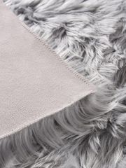 Thảm Lau Chân Lông Dài Sang Trọng Trang Gợn Sóng Bầu Dục