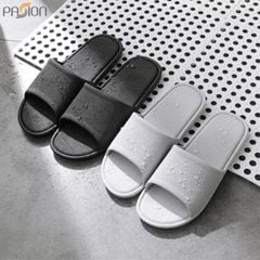 Dép Đi Trong Nhà Dép Nhựa Cho Nam Nữ Đen Xám Hàng Tốt