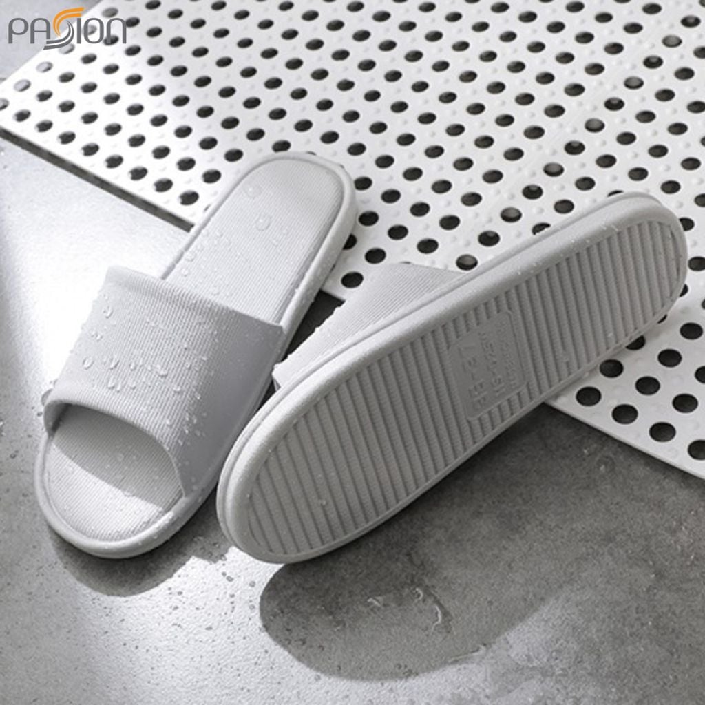 Dép Đi Trong Nhà Dép Nhựa Cho Nam Nữ Đen Xám Hàng Tốt