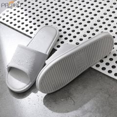 Dép Đi Trong Nhà Dép Nhựa Cho Nam Nữ Đen Xám Hàng Tốt