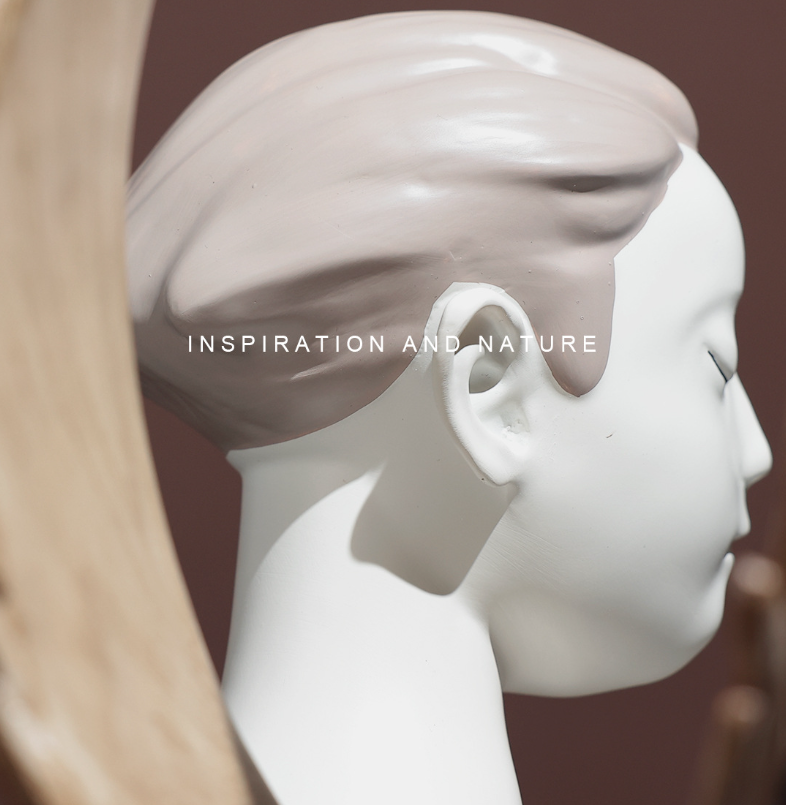 Tượng Trang Trí Thiên Thần Ảo Ảnh Phong Cách Nâu Wabi Sabi