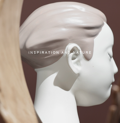 Tượng Trang Trí Thiên Thần Ảo Ảnh Phong Cách Nâu Wabi Sabi