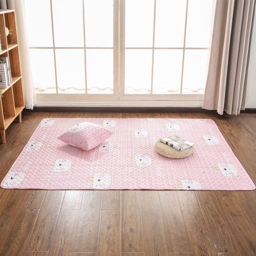  Thảm trải sàn cotton phong cách Nhật Bản 