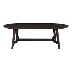 Bàn Trà Gỗ Hình Ovan