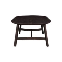 Bàn Trà Gỗ Hình Ovan