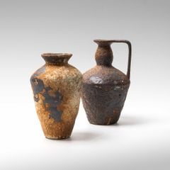 Bình Hoa Gốm Sứ Cổ Phong Cách Wabi Sabi Nâu Cổ