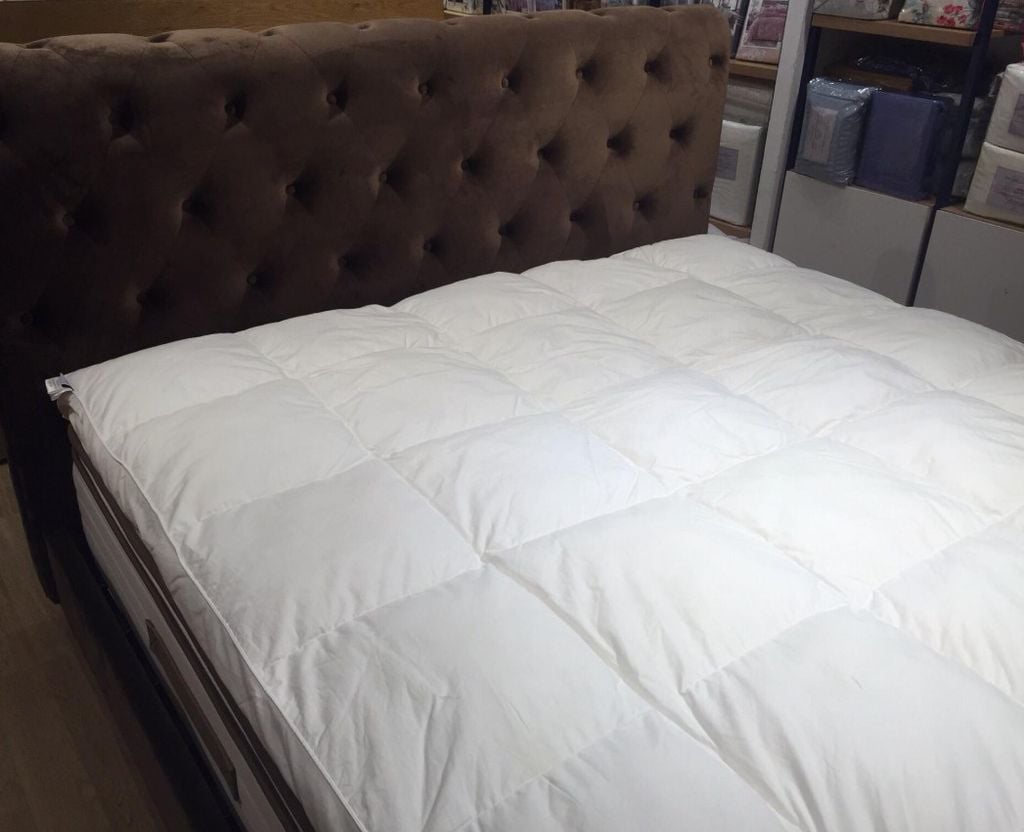 Tấm Làm Mềm Nệm Lông Ngỗng 2 Lớp Khách Sạn