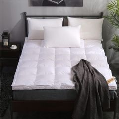 Tấm Làm Mềm Nệm Lông Ngỗng 2 Lớp Khách Sạn