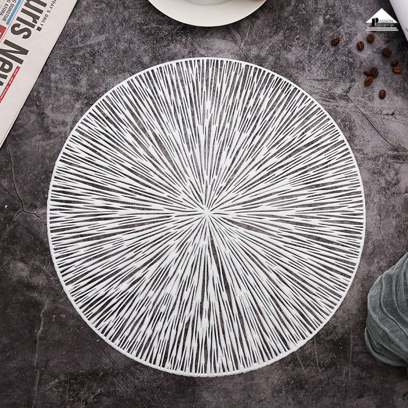 Tấm Lót Bàn Ăn Placemat In Cách Nhiệt Bronzing Sang Trọng