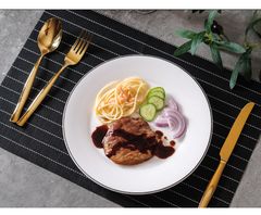 Tấm Trải Bàn PVC Đan Sọc Caro Trang Trí Bàn Ăn Nhà Hàng