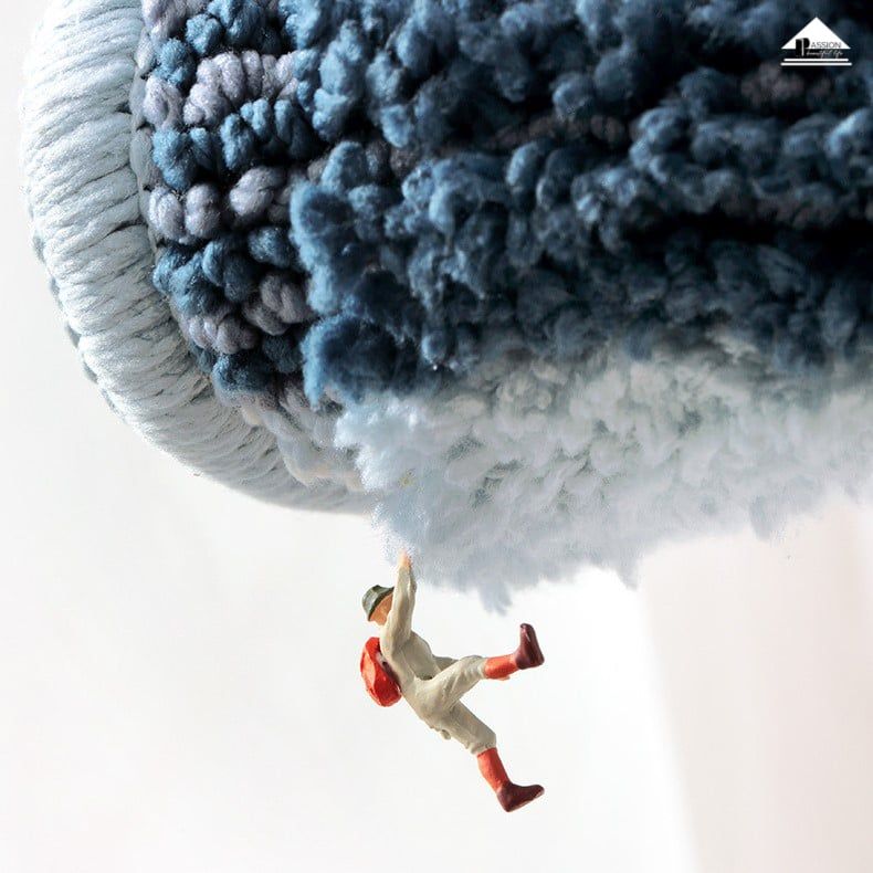 Thảm Cotton Len Dập Vân Nổi Ziczac Ra Vào Cửa Căn Hộ