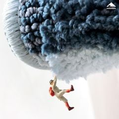 Thảm Cotton Len Dập Vân Nổi Ziczac Ra Vào Cửa Căn Hộ