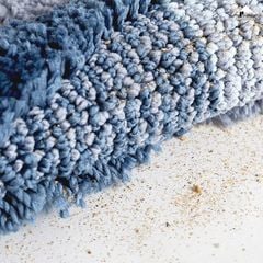 Thảm Cotton Len Dập Vân Nổi Ziczac Ra Vào Cửa Căn Hộ