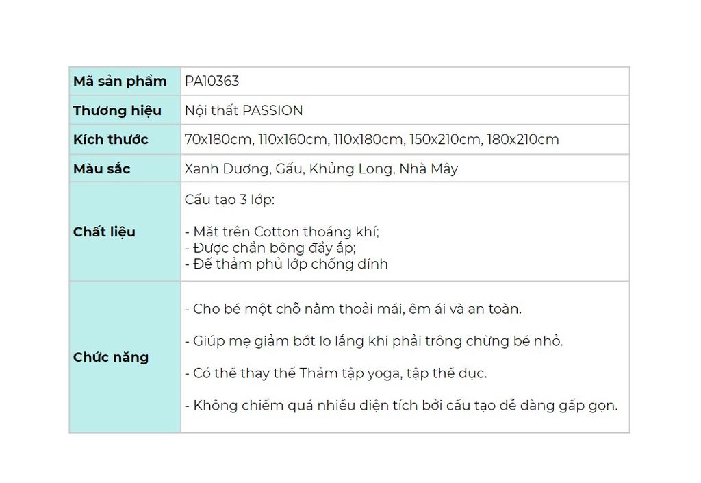 Thảm Cotton Trải Sàn Họa Tiết Sắc Màu Cho Bé Hiện Đại - Gấu
