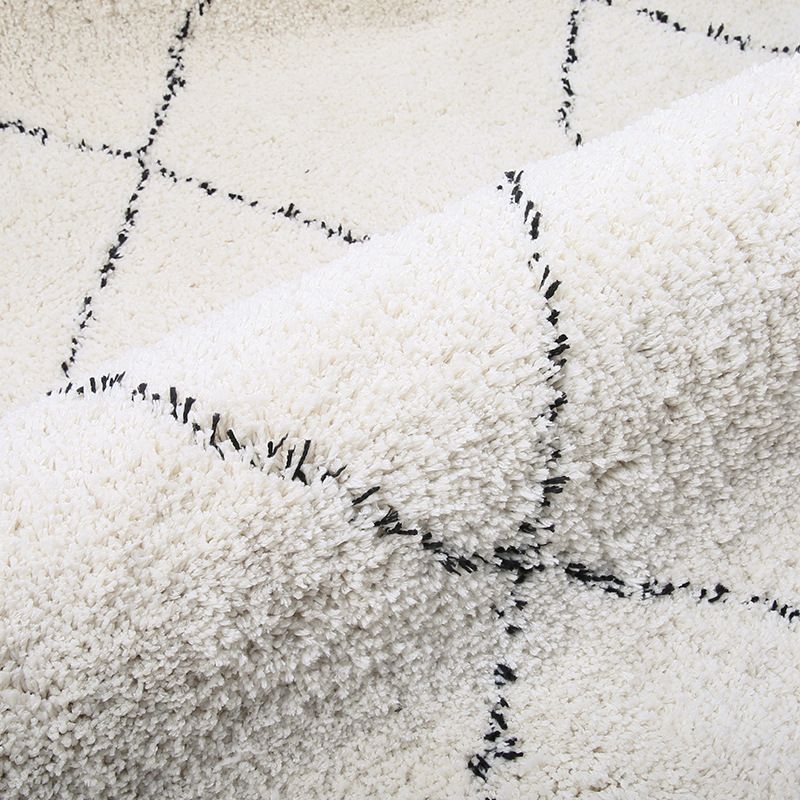 Thảm Trải Sàn Trang Trí Lông Len Đế Canvas Sang Trọng