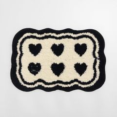 Thảm Lau Chân Nhà Tắm Thảm Cửa Ra Vào Phòng Hình Trái Tim