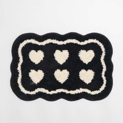 Thảm Lau Chân Nhà Tắm Thảm Cửa Ra Vào Phòng Hình Trái Tim