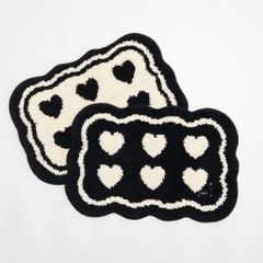 Thảm Lau Chân Nhà Tắm Thảm Cửa Ra Vào Phòng Hình Trái Tim